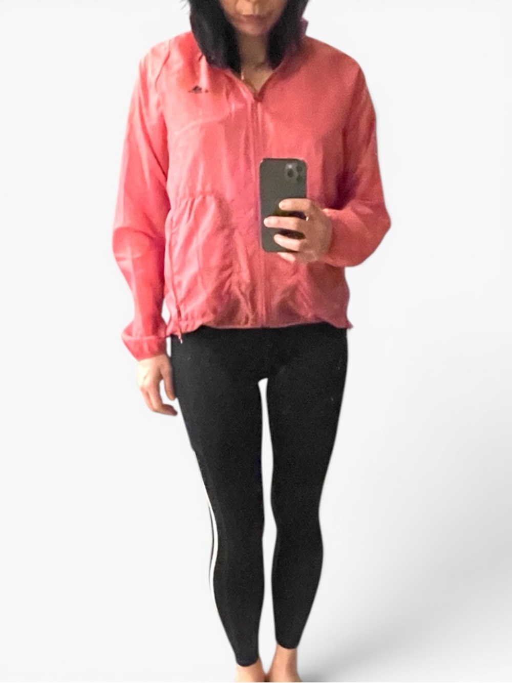adidas Pink Lightweight Utility workout Jacket